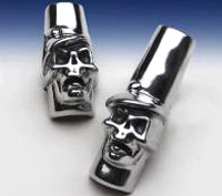 Skull Pushrod Tube Clips